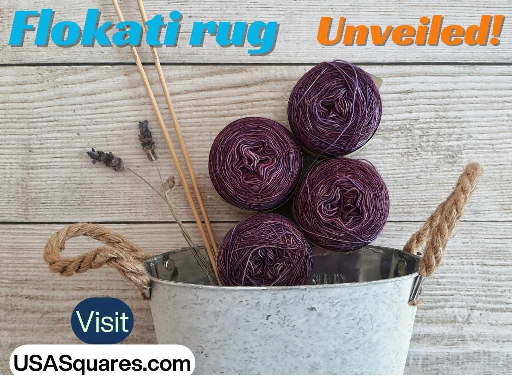 How to lace Flokati rug sections - tools and thread essentials for crafting Flokati rugs with precision and style.