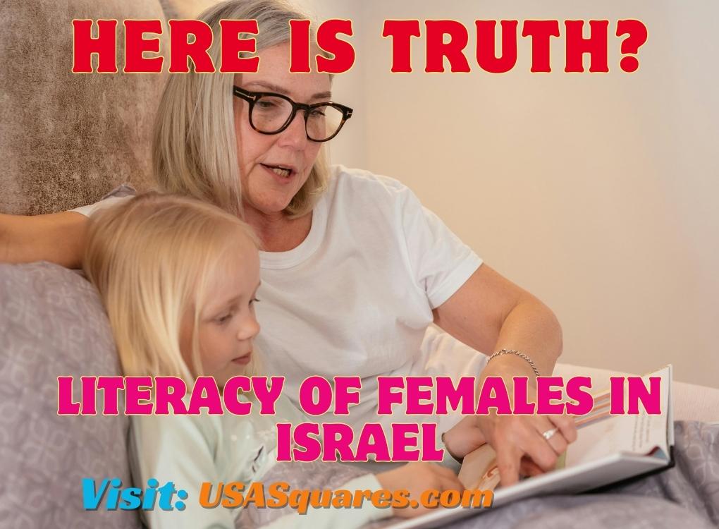 A young girl reading with her mother, symbolizing the importance of education and the literacy of females in Israel