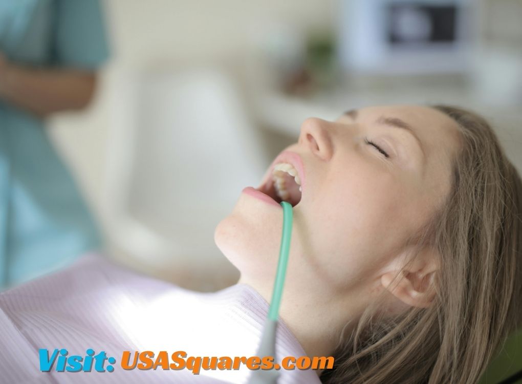 Patient undergoing a professional dental cleaning procedure at Female Comfort Dental Centers.